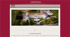 Desktop Screenshot of castelcosa.com