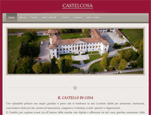 Tablet Screenshot of castelcosa.com